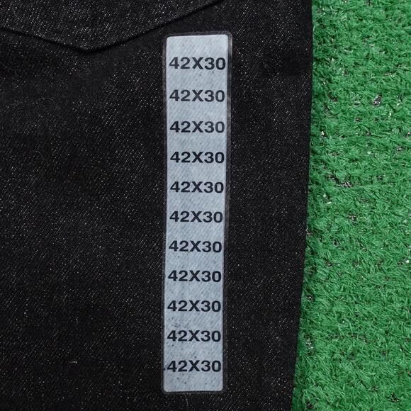 Vintage Rustler Legendary Gold Jeans 42x30 Denim Straight Leg Made USA DEADSTOCK - Picture 7 of 9